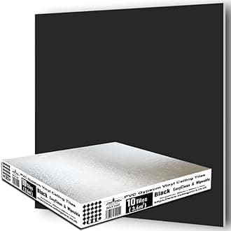 Black Suspended Vinyl Ceiling Tiles 595mm x 595mm x 7mm EASYCLEAN & Wipeable 600mm x 600mm Pack of 10 Tiles for 3.6m2 Area
