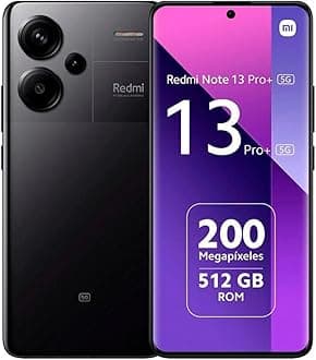 Redmi Note 13 PRO+ Plus 5G + 4G Lte (for Tmobile Mint Tello & Global) (512Gb + 12Gb) 6.67 200Mp Triple cam Unlocked + (Midnight Black)