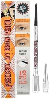 Benefit Precisely My Brow Pencil (Ultra Fine Brow Defining Pencil), 0.002 Oz (#3.75, Warm Med Brown)
