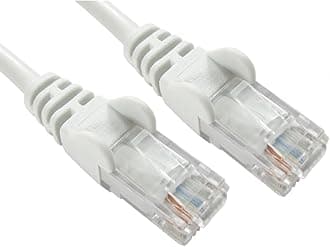 1m WHITE Network Cable - CAT5e - RJ45 - Ethernet - Patch - LAN - Router - Modem - 10/100 100 PACK