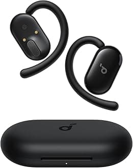 V20i by Anker Open-Ear Headphones, Adjustable Ear Hooks, Ultra-Comfort, Snug Fit, Powerful Sound, Clear Calls, IP55, 36H Playtime, Bluetooth 5.4 Wireless Earbuds, Multipoint Connection