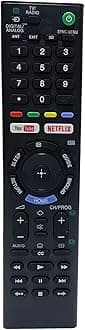 Original Sony Bravia Smart TV Remote Control Compatible with LCD LED OLED QLED 4K Ultra HD Models Universal Replacement Remote with YouTube and Netflix Shortcut Buttons for Sony Android TVs