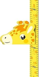 Height Chart for Kids,Height Growth Chart Ruler for Kids Room Decor,Height Measure for Kids Room Wall Decoration,3D Movable Giraffe Growth Chart,Height Chart for Nursery,Children's Hospital,Wall decor