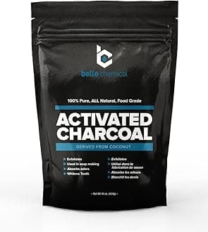 (1LB) Organic Coconut Activated Charcoal Powder - Food Grade, Kosher - Teeth Whitening, Facial Scrub, Soap Making (1 Ounce to 5 pounds (1 Pound)