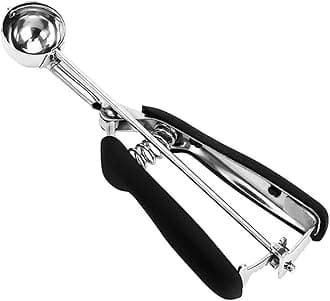 18/8 Stainless Steel Cookie Scoop, Cookie Scoops for Baking, 0.8Tbsp/2.5tsp/12.5ml/0.5oz Cookie Dough Scoop, Cookie Scooper for Baking