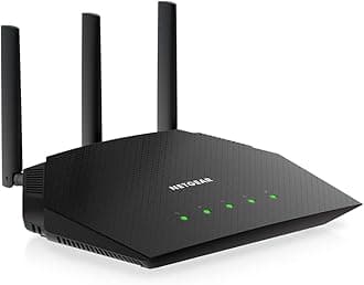 Nighthawk WiFi 6 Router (RAX10), Dual-Band Wireless AX1800 Speed (up to 1.8 Gbps), Coverage up to 100 m²