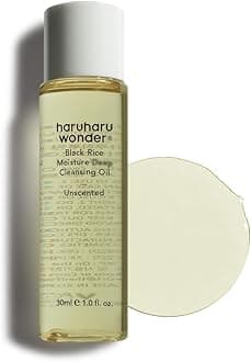 wonder Black Rice Moisture Cleansing Oil, Travel Size, Double Cleansing, Daily Makeup remover, Pore Oil Cleanser, Korean Skincare for sensitive, normal and Oily Skin, 1.0 fl oz