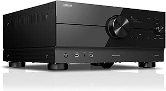 Yamaha RX-A6A AVENTAGE 9.2-Channel AV Receiver – 8K and 4K/120 HDMI, eARC, Dolby Atmos, DTS:X, Auro-3D, Surround:AI, Wi-Fi, Bluetooth, MusicCast