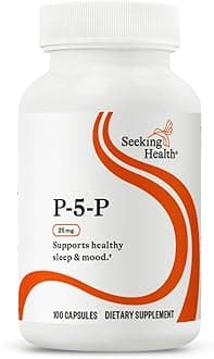 P-5-P (Pyridoxal 5-Phosphate) - Immune Health & Homocysteine Metabolism Support - Support Energy Production with Bioavailable Vitamin B6-25, 100 Capsules