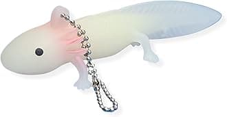 Invert Aquatics Axolotl Keychain - Made of Soft & Stretchy Silicone