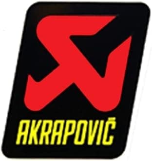 Heat Resistant Aluminium Sticker Decal for Akrapovic Exhaust Muffler Motorcycle (Color : JH141)