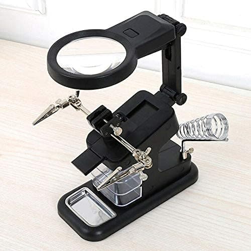 Ubersweet® Imported 2X(LED Electric Magnifier Multi Function Machine Holder Tabl H2O1_110625