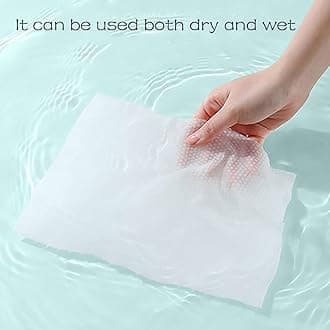 Cayxenful Disposable Face Towel Face Cloths for Washing Soft Cotton Dry Wipes Facial Cloths Towelettes for Washing and Drying, 400 Count Facial Tissue for Cleansing, Skincare and Makeup Remover