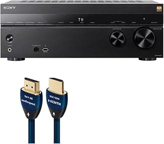 Sony STR-AN1000 7.2 Channel 8K AV Receiver with AudioQuest Sky 3m HDMI Cable