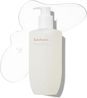 Sulwhasoo Gentle Cleansing Oil – Daily Oil Cleanser with Korean Herbal Ingredients for Face | Removes Waterproof Makeup & SPF, Softens & Nourishes Skin | Hydrating Double Cleansing, Korean Skincare