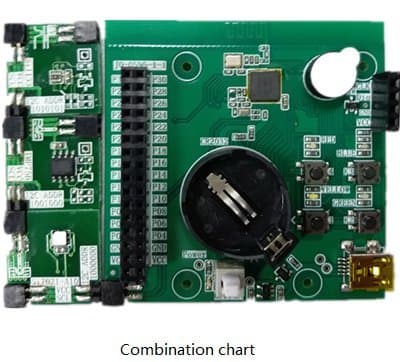 JINOU Bluetooth mBed DIY nRF52832 Development Board/kit with Accelerometer/Light/Humidity/Temperature sensor plugin connector,free SDK, HDK and Web,supports Mac OSX, Linux, Windows developement