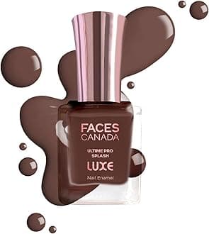 FACESCANADA Ultime Pro Splash Luxe Nail Enamel - Fairy Touch (L20), 12ml | Glossy Finish | Quick Drying | Long Lasting | High Shine | Chip Defiant | Even-Finish | Vegan | Non-Toxic | Ethanol-Free