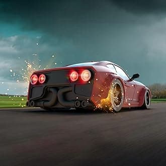 Aetheria Remote Control Car RC Drift Car, 4WD RC Cars Vehicle with ESP Gyro, LED Headlights Drift Wheel, 1:32 High Speed Racing RC Vehicle Gifts for Adults Christmas KM3299- Red