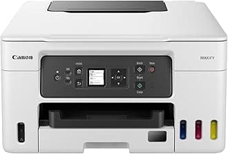MAXIFY GX3050 Printer for Home/Office Use - Colour Printers & Scanners 3-in-One Wireless | MegaTank Inkjet Printer, Copier & Scanner | WiFi, Ethernet & USB Connectivity A4 Printer