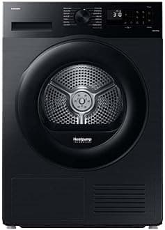 – Samsung Series 5 DV80CGC0A0ABEU with OptimalDry and SmartThings, Heat Pump Tumble Dryer, 8kg