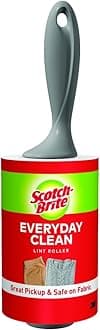 Scotch-Brite Everyday Clean Lint Roller, 95 Sheets, Multi-Purpose Pet Hair, Fuzz, and Lint Remover for Clothes, Furniture, Vehicle Upholstery, and More