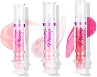 3 Colors Lip Plumping Booster, Spicy Lip Plumper Gloss Lip Oil, Ultra-Hydrating & Nourishing Glossy Finish Fuller Natural Lip Gloss, Plump & Pout Lip Plumper for Women Girls, Set #01,02,03