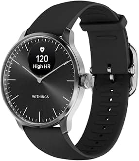 Withings ScanWatch Light - Hybrid Smart Watch, Heart Rate Monitoring, Fitness Tracker, Cycle Tracker, Sleep Monitoring