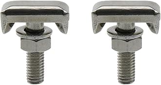 T-Bolt ZZHXSM 2 Sets Battery Clamp Terminal T Bolt Kit Car T-Bolt Battery Terminals Connector Accessories (2 x Bolts + 2 x Nuts + 2 x Washers)