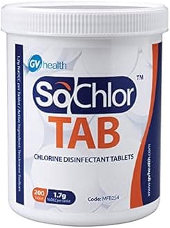 TAB Chlorine Disinfectant Tablets 1.7g NaDCC - 200 Tablets