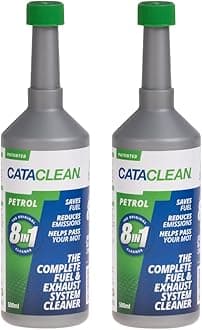 Cataclean Petrol | Complete Fuel & Exhaust Cleaner | Catalytic Converter, Valve & Injector Cleaner | Fuel Additive Formulated for Performance & Fuel Efficiency | Pre MOT Emissions Reducer | 2 x 500ml