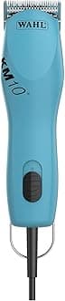 Wahl Dog Clippers, KM10 Two Speed Professional Dog Clipper, for All Coat Types, Corded, Precision Ground Blade, Pet Grooming, Trimming, Minimal Vibration & Ultra Quiet