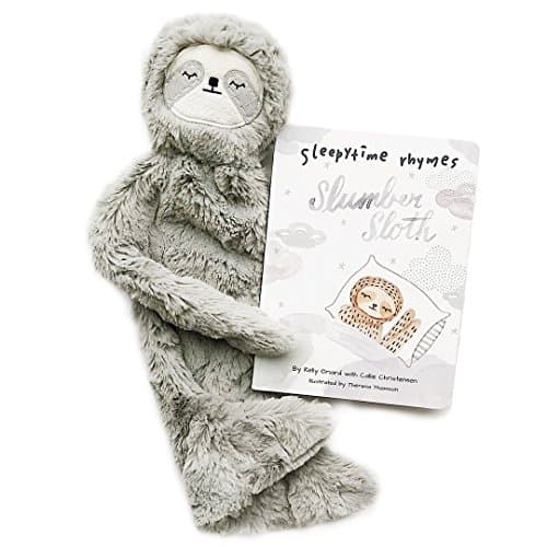 Slumberkins -- Cuddly Creatures with Intention (Sloth - Gray, Silken, Bundle)