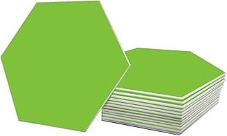 Avant Decor | Stone Composite Hexagon Solid Color | Peel and Stick Kitchen Backsplash Tiles | Stick On Wall Tiles | Easy DIY Installation | 6” x 6.9” | Single Tile