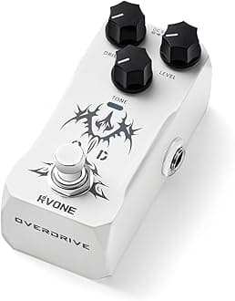 Overdrive Guitar Pedal, Tube Screamer Guitar Pedal, Guitar Effects Pedal for Electric Guitar, Analog Guitar Effects Pedal, True Bypass