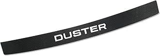 Car Rear Bumper Protector for Ren-Ault Dacia Duster Logan SANDERO Jogger Spring, Carbon Fiber Trunk Sill Plate Decorative Strips Anti-Scratch Cover Sticker Styling Accessories