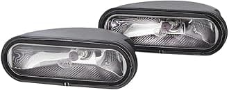 HELLA 1NA 008 284-801 FF/Halogen-Fog Light Set - FF 75-12V - mounting - Lens Colour: Crystal clear - left/right - Kit - Quantity: 2