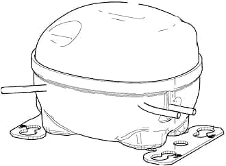 SAMSUNG MSV172AL2J/SM3 Refrigerator Compressor, R-134 (Replaces MSV172AL2J/SM1) Genuine Original Equipment Manufacturer (OEM) Part