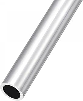 sourcing map 6063 Aluminum Tube (18mm OD x 14mm ID x 300mm L), Aluminum Round Tubing - for Home Furnishing, Machinery, DIY Handicraft