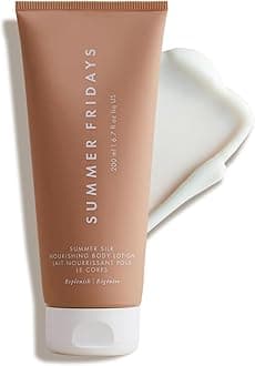Summer Silk Nourishing Body Lotion - Hydrating Body Lotion with Hyaluronic Acid, Shea Butter, Grapeseed Oil, and Cocoa Butter - Non-Greasy Moisturizer for Dry Skin (6.7 Fl Oz)