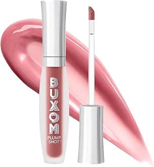 BUXOM Plump Shot Collagen-Infused Lip Serum, Tinted Lip Plumping Gloss, Formulated with Collagen, Peptides, Hyaluronic Acid, Avocado & Jojoba Oil