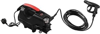 5500PSI Electric Pressure Washer, Jet Washer 800W High-power Car Washer with 2800RPM Speed, 9.5L/min Water Flow, 38MPa Maximum Pressure, 5-7m Lifting Range, 34x15x24cm, Black