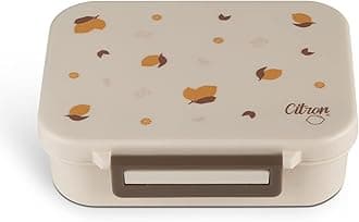 Citron Kids Lunch Box with Compartments 350ml – Premium Strong & Safe Materials BPA & Melamine-Free – Leak-Proof Snack Box with Compartments, Bento Lunch Box for Kids