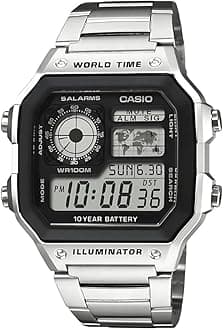 Casio Men's Digital Dial Stainless Steel