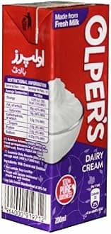 Dairy Cream 200ml (6.76Oz) | Pack of 1 | Rich & Luxurious | Whipping Cream For Desserts | Suitable For Baking, Coffee & Tea | Made with Fresh Milk