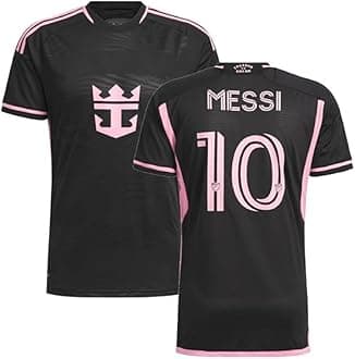 RJM Messii 10 Black Special Edition Football Jersey 2024 (Kids,Boys,Men)