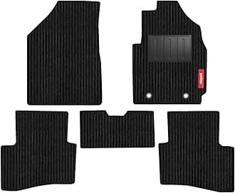 Elegant Cord Black Custom Fit Car Mat Compatible with Ford Ecosport 2017 Onwards Model, Polypropylene