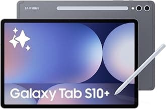 Samsung Galaxy Tab S10+ AI Tablet, Android Tablet, 12GB RAM, 512GB Storage, AMOLED Display, Anti-Reflection, S Pen Included, Moonstone Blue, 3 Year Manufacturer Extended Warranty (UK Version)