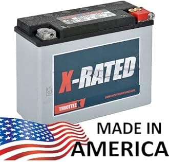 ThrottleX Batteries - HDX50L - Replacement Motorcycle Battery