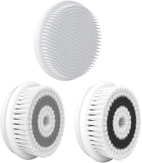 TOUCHBeauty Facial Cleansing Brush 3pcs Replacements for TB-14838（Non-Universal）
