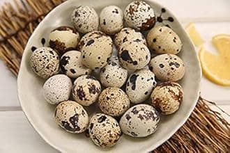Rozatech Organic Fresh 20 Quail Eggs / Kada Mutta / Bater Ke Ande (Pack of 20 Eggs) (20)